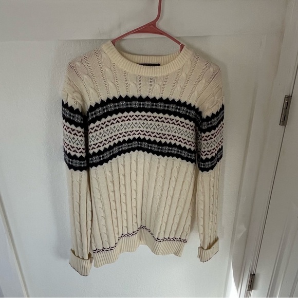 High Sierra Other - Vintage High Sierra Men's Large Crewneck Cableknit Sweater.